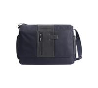 Cartella Piquadro Ca1592br Borsa Tracolla Unisex Pelle E Tessuto Blu