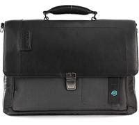 Cartella Piquadro Ca3111p16 Borsa Messanger Uomo in Nylon e Pelle Grigio