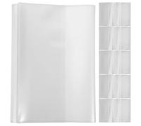 cartella plastica trasparente, 10 copertine trasparenti for libri con larghezza regolabile. Custodia in PVC for quaderni e di testo