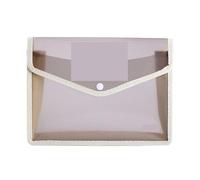 cartella plastica trasparente, Borsa in PVC multicolore da 20 pezzi. Busta organizer for cartelle di documenti A5(Grijs)