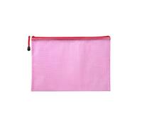cartella plastica trasparente, Cartella con cerniera trasparente a griglia 20 pezzi multicolore A4 A5 Alto-. Documento(Red,A5)