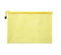 cartella plastica trasparente, Cartella con cerniera trasparente a griglia 20 pezzi multicolore A4 A5 Alto-. Documento(Yellow,A4)