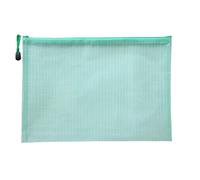 cartella plastica trasparente, Cartella con cerniera trasparente a griglia 20 pezzi multicolore A4 A5 Alto-. Documento(Green,A4)