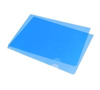 cartella plastica trasparente, Cartelle tipo L da 24 pezzi Custodia for documenti in plastica trasparente A4 multicolore for Ufficio(Blue)