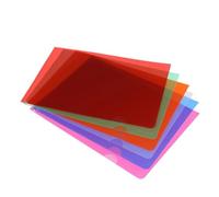 cartella plastica trasparente, Cartelle tipo L da 24 pezzi Custodia for documenti in plastica trasparente A4 multicolore for Ufficio(Multicolore)