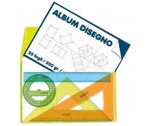 Cartella Porta Album con 4 Pezzi Set Disegno Keep Color Arda