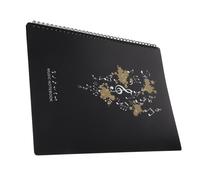 Cartella porta spartiti formato A4 con buste in plastica trasparente Capacità