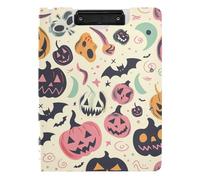 Cartella portablocco con contenitore Creepy Crusher colorato A4 Clipfolio doppia clip in metallo portapenne infermieristica clip Board con copertina rigida