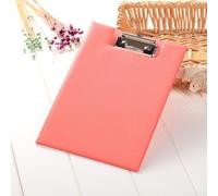 Cartella portablocco pieghevole per formato A4 con coperchio, clip in metallo e scomparto per penna integrato, robusta lavagna rivestita in plastica con foro per appenderlo, ideale per l'ufficio