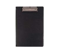 Cartella portaclip Bantex A5 in PVC nero, resistente, con meccanismo a clip a mo