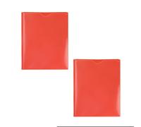 Cartella portadocumenti 2 pezzi con due tasche e denti formato lettere, organizer per documenti con tasca frontale trasparente e 3 denti, 237 x 295 mm