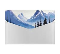 Cartella portadocumenti a fisarmonica con 6 tasche, espandibile, con etichette, cartelle per documenti da viaggio, buste in plastica con chiusura a scatto, 33 x 23 cm