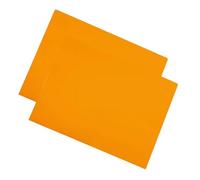 Cartella portadocumenti A3, espositore for libri, 2 pezzi, espositore for progetti, 40 tasche, cartelle di presentazione individuali/blu(Orange)