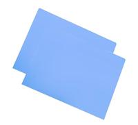 Cartella portadocumenti A3, espositore for libri, 2 pezzi, espositore for progetti, 40 tasche, cartelle di presentazione individuali/blu(Blue)