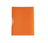 Cartella portadocumenti A4 arancione con clip oscillante