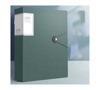 Cartella portadocumenti A4, grande capacità, impermeabile, multifunzionale, for documenti di prova, for documenti di contratto(Green)