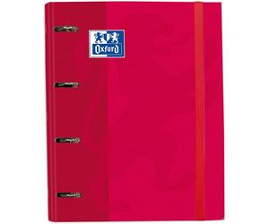Cartella portadocumenti Carpeblock Oxford Classic EuropeanBinder con ricarica A4+ rossa