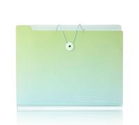 Cartella portadocumenti, Cartelle portadocumenti Espandibile, Portadocumenti A4 Con 8 Tasche, Organizer Documenti Faldoni Portadocumenti Per Casa Scuola(Verde)