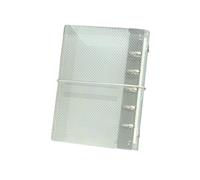 Cartella portadocumenti con fascia elastica con copertina trasparente rinforzata per archiviazione e portabilità della carta professionale 2025 raccoglitori trasparenti per notebook cartella a tre