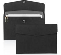 Cartella Portadocumenti da 2 Pezzi, Busta A4 in Pelle PU Sottile Impermeabi7755