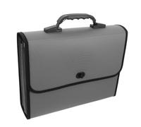 Cartella Portadocumenti Espandibile A4 26 Tasche, con Maniglia e Fibbia | Plastica, per Ufficio e Studio, Metodo Rapido di Ordinamento, Protegge da Polvere e Urti