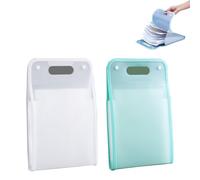 Cartella portadocumenti espandibile con 13 tasche, organizer a fisarmonica con etichette, cartella impermeabile estesa per documenti e ricevute, per lavoro, scuola, ufficio (bianco + verde)