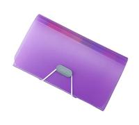 Cartella portadocumenti espandibile con 13 tasche, per biglietti, ricevute, coupon, controllare il file