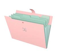 Cartella portadocumenti espandibile in plastica tascabile A4 formato lettera Cartella per fisarmonica Organizzatore di carta per uso aziendale in ufficio