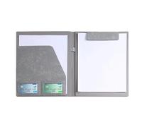 Cartella portadocumenti Executive in pelle con chiusura magnetica, formato A4, con scomparti per carte di credito, portadocumenti per professionisti
