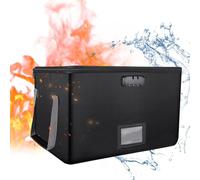 Cartella portadocumenti ignifuga | Cartella portadocumenti ignifuga - Armadio sigillato portatile con grande capacità per lettere, gioielli, documenti, cartelle a destra