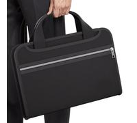 Cartella portadocumenti ignifuga, organizer espandibile per documenti, design multi tasca, chiusura sicura, cartella portatile per lavoro, viaggi, scuola, 37 x 25 x 4,1 cm