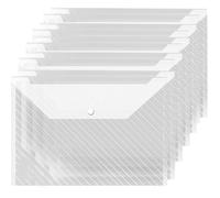 Cartella portadocumenti in plastica impermeabile, dimensioni: cartella portadocumenti con chiusura a scatto, cartella portadocumenti per ufficio scolastico, custodia impermeabile