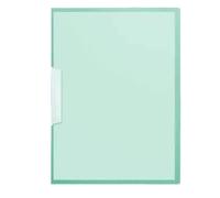 Cartella portadocumenti in PP con fibbia aperta laterale A4, 20 pezzi, espositore for documenti, multipagina, borsa trasparente for cancelleria(Green)