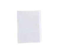 Cartella portadocumenti in PP con fibbia aperta laterale A4, 20 pezzi, espositore for documenti, multipagina, borsa trasparente for cancelleria(White)