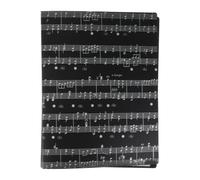 Cartella Portadocumenti Musicale A4, Plastica, 40 Tasche, Nera | Capienza Ampia, Portatile e Facile da Riporre, per Lavoro e Archivio, Design Pratico