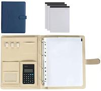 Cartella portadocumenti， Organizer for quaderni A4 for colloqui, curriculum e conferenze(Blue)