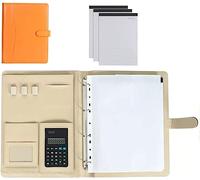 Cartella portadocumenti， Organizer for quaderni A4 for colloqui, curriculum e conferenze(Oranje)