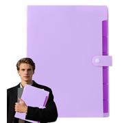Cartella portadocumenti, organizer per banconote scolastiche, cartelle per documenti, organizer per banconote, formato A4, portatile, con etichette colorate e 7 tasche per documenti e ricevute