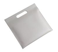 Cartella portadocumenti pelle Portadocumenti in pelle for ufficio, formato A4, grande capacità, borsa sottile, magnetica for tablet, compleanno Pelle porta documenti viaggio(Silver)
