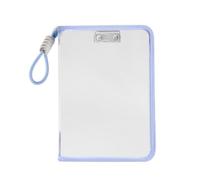 Cartella portadocumenti trasparente Borsa con cerniera Organizzatore documenti resistente all'acqua con maniglia per trasporto per ufficio aziendale Organizzatore file in PVC essenziale con