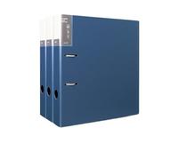 Cartella portaoggetti for archivio staccabile con scheda tecnica perforata a 2 fori A4, 3 file espandibili(Blue)