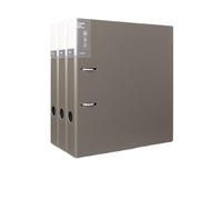 Cartella portaoggetti for archivio staccabile con scheda tecnica perforata a 2 fori A4, 3 file espandibili(Gris)