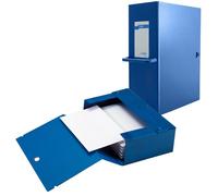 Cartella portaprogetti con bottone Sei Rota Big - dorso 16 cm blu - 26x36 cm 680