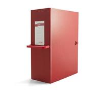 Cartella portaprogetti con bottone Sei Rota Big - dorso 12 cm rosso - 26x36 cm 6