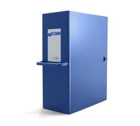 Cartella portaprogetti con bottone Sei Rota Big - dorso 20 cm blu - 26x36 cm 680