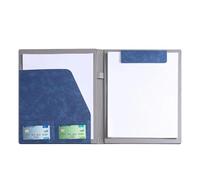 Cartella professionale in pelle A4 con chiusura magnetica, cartella per affari con slot per schede, porta documenti per conferenze per contratti di vendita