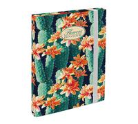 Cartella progetti Nature Flowers - 26x34cm - dorso 3cm - con elastico - Pigna