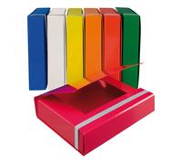 Cartella progetto - con elastico - dorso 7 cm - colori assortiti - conf. da 7 pz