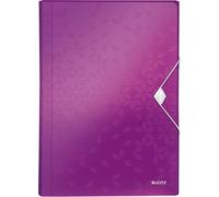 Cartella progetto LEITZ WOW, A4, PP, 6 cartelle, viola