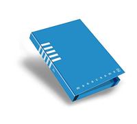 Cartella progetto Monocromo - con elastico - dorso 3 cm - colori assortiti - Pigna